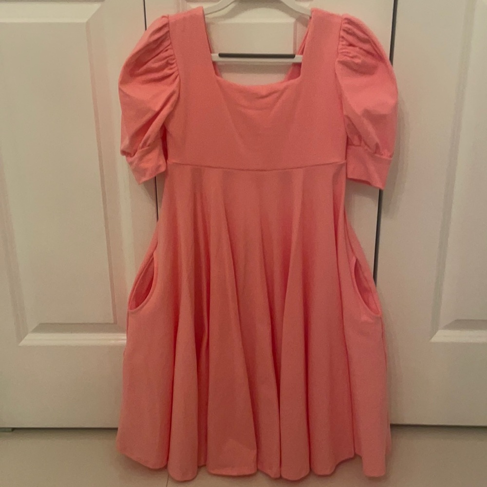 Remie girl pocket twirl dress